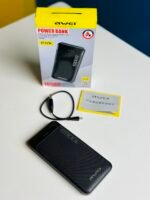 Awei P37K 10000mAh Fast Charging Power Bank- Black Color - Image 2