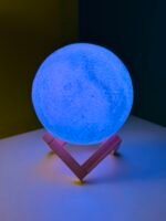 Rechargeable 3D Moon Lamp With Remote -18 CM - Image 2