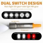 GearUP K57 Multifunctional Rechargeable Torch, Flashlight Zoomable LED Flashlight - Image 2